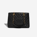 Chanel Shopping Tote GST Caviar Black Front | Sell your designer bag