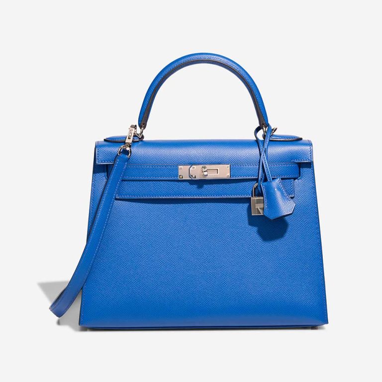 Hermès Kelly 28 Epsom Blue Royal Front | Sell your designer bag