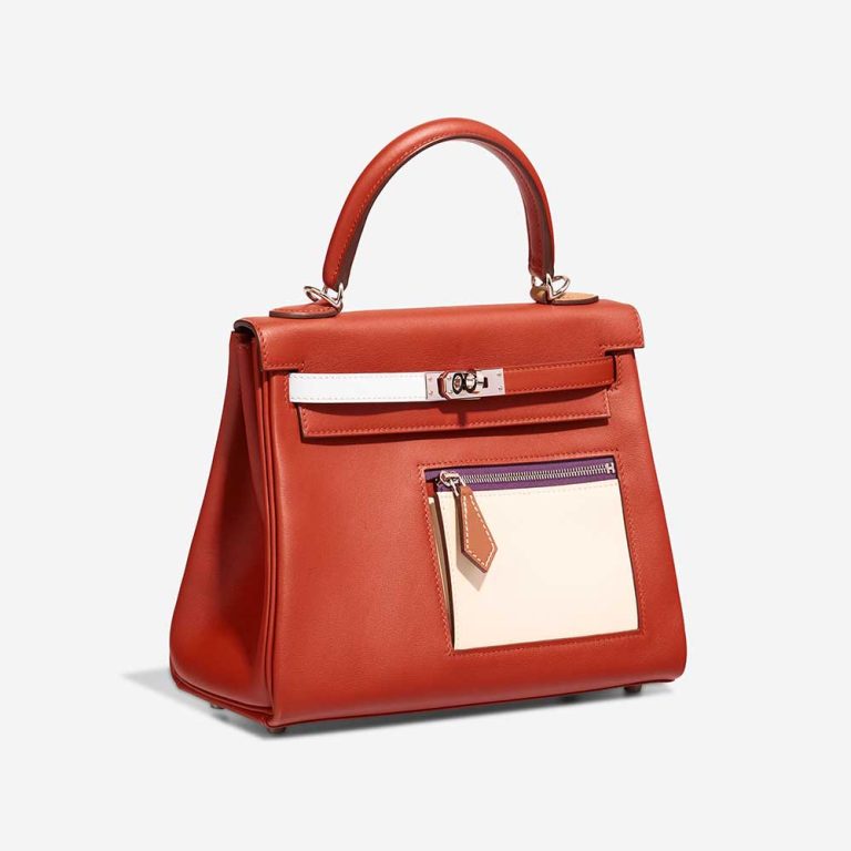 Hermès Kelly 25 Colormatic Swift Cuivre / Nata / Bleu Brume / Chai / Lime | Sell your designer bag