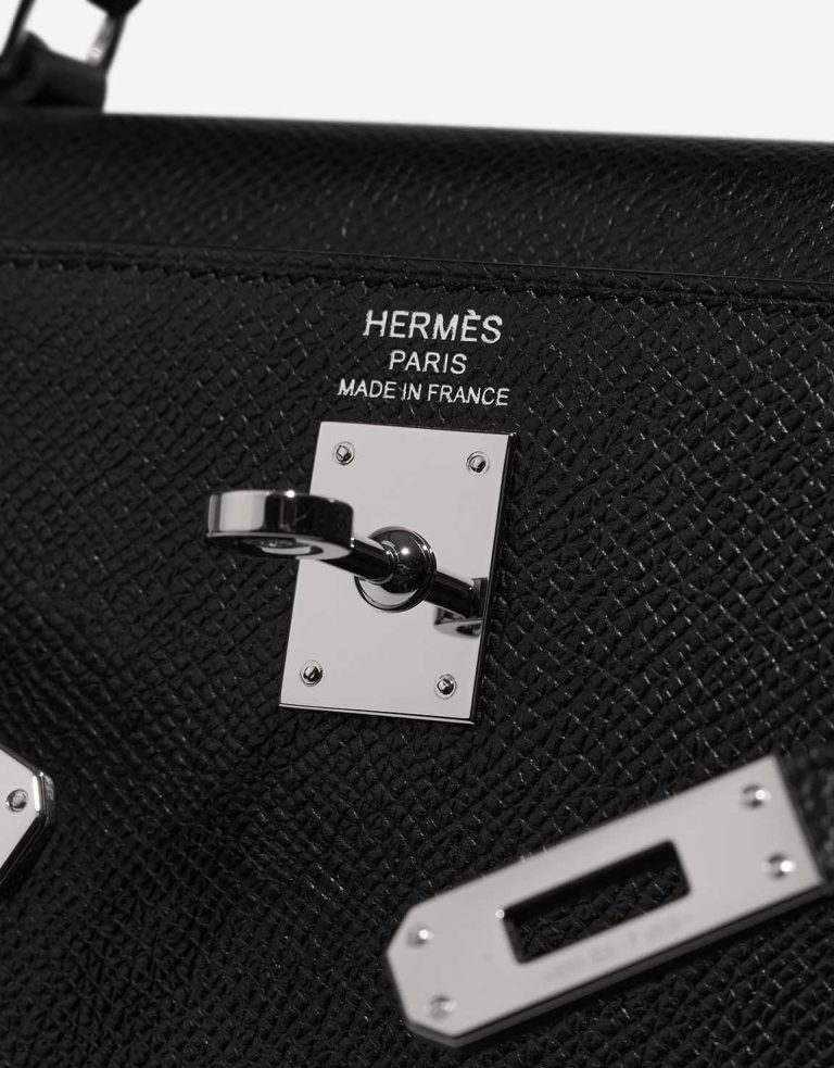 Hermès Kelly 25 Epsom Black Logo | Sell your designer bag