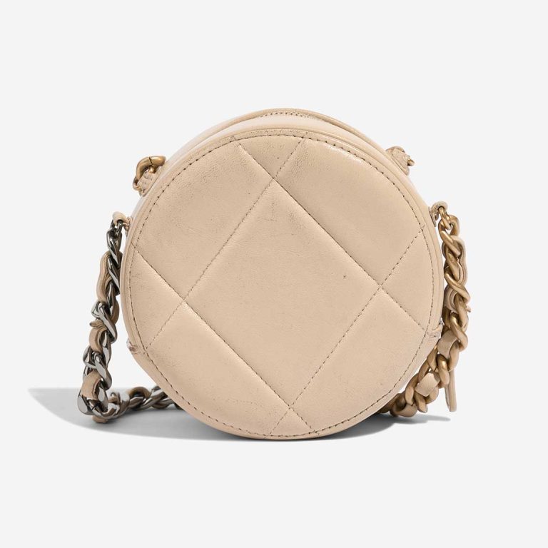 Chanel 19 Round Clutch Lamb Beige | Sell your designer bag