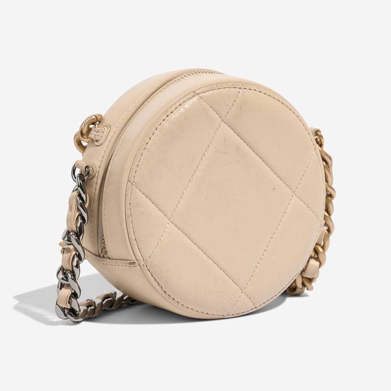 Chanel 19 Round Clutch Lamb Beige | Sell your designer bag