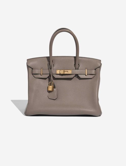 Hermès Birkin 30 Clémence Gris Asphalte Front | Sell your designer bag