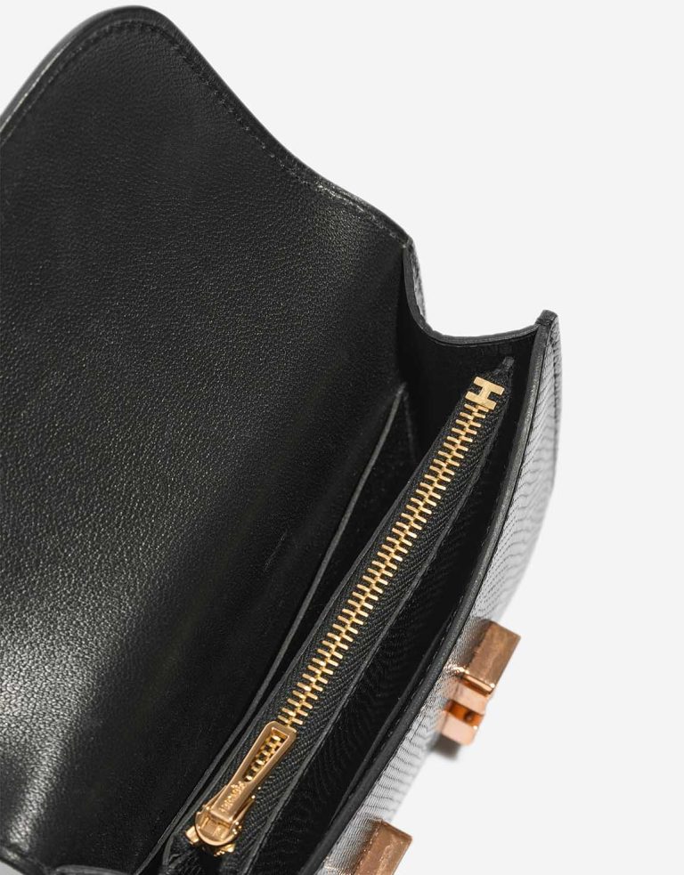 Hermès Constance Slim Wallet Lizard Black Inside | Sell your designer bag