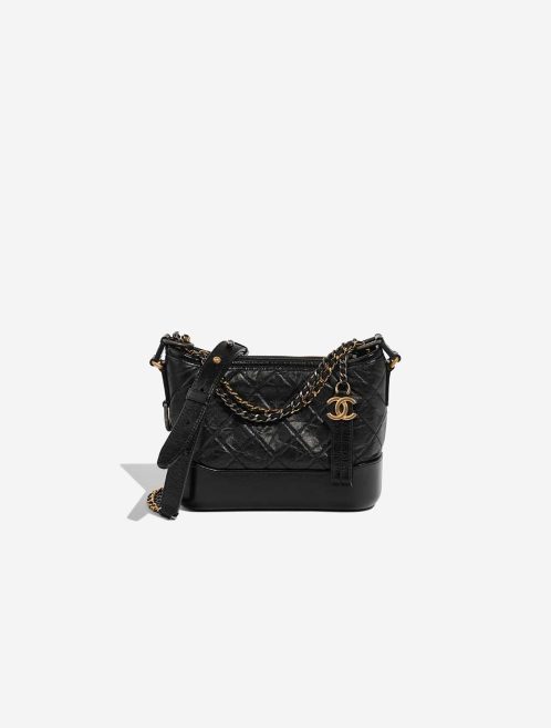 Chanel Gabrielle Small Aged Calf Black Front | Vendez votre sac de créateur