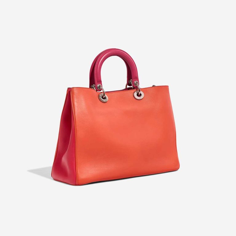 Dior Diorissimo Large Lamb Orange / Fuchsia | Sell your designer bag