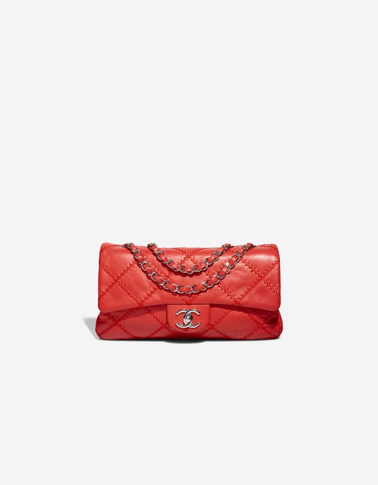 Chanel Timeless Medium Lamb Orange Front | Sell your designer bag