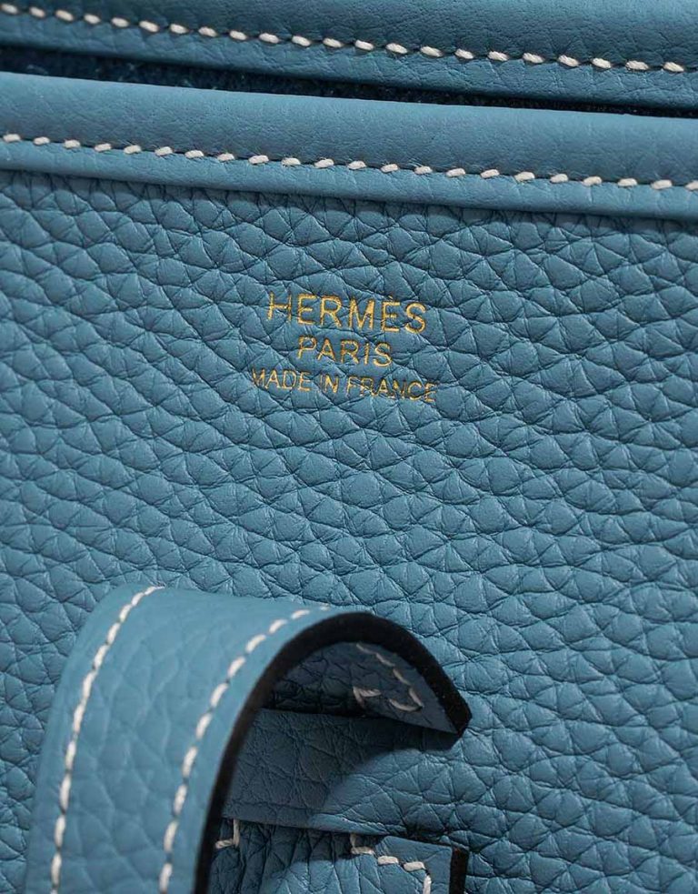 Hermès Evelyne 29 Taurillon Clemence New Bleu Jean Logo | Verkaufen Sie Ihre Designertasche