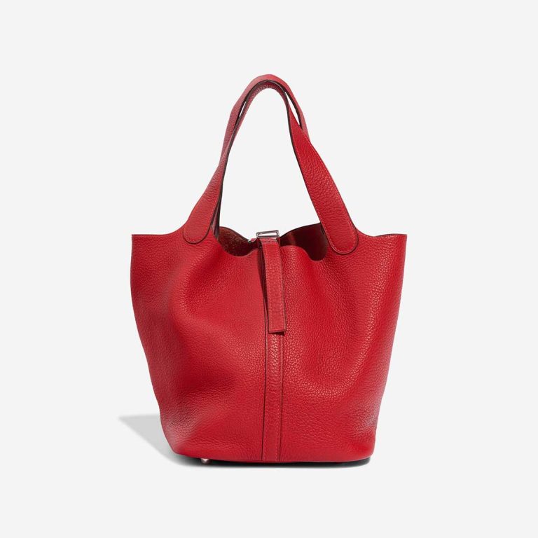 Hermès Picotin 22 Taurillon Clémence Rouge Vif Front | Vendre votre sac de créateur