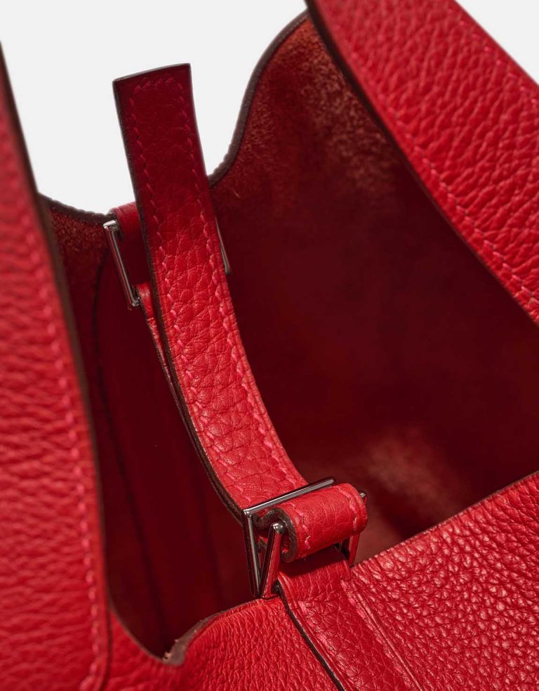 Hermès Picotin 22 Taurillon Clémence Rouge Vif Closing System | Vendre votre sac de créateur