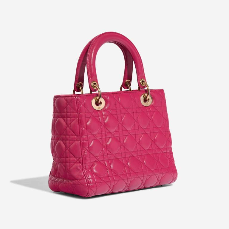 Dior Lady Medium Lamb Pink | Vendez votre sac de créateur