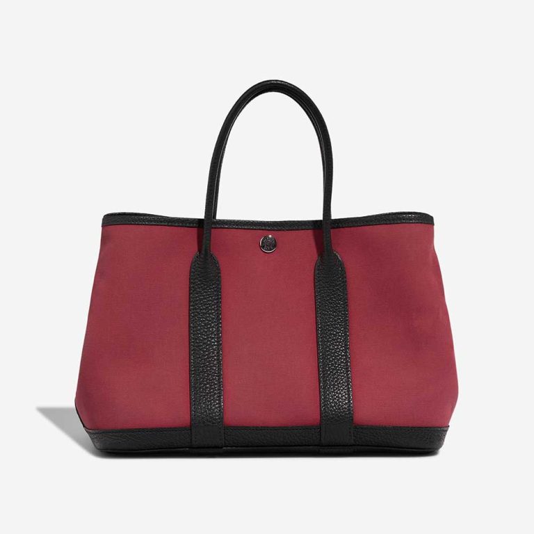 Hermès Garden Party 36 Toile Rouge H / Schwarz | Verkaufen Sie Ihre Designertasche