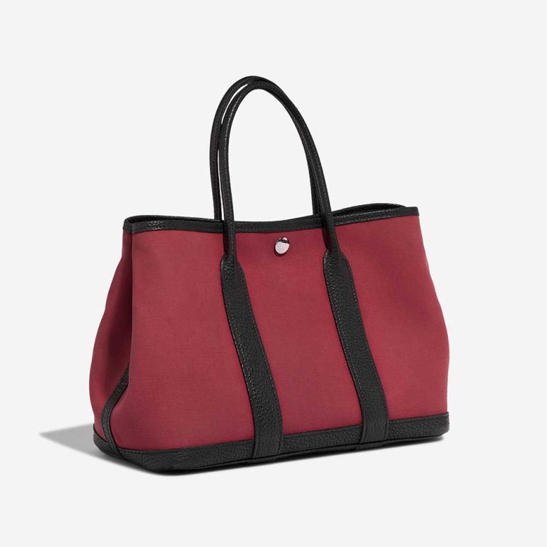 Hermès Garden Party 36 Toile Rouge H / Schwarz | Verkaufen Sie Ihre Designertasche