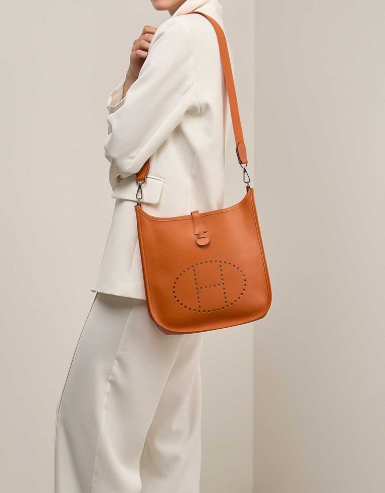 Hermès Evelyne 29 Epsom Orange H Front | Vendez votre sac de créateur