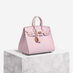 Hermès Birkin HSS 25 Epsom Mauve Pâle / Rose Sakura Front | Verkaufen Sie Ihre Designer-Tasche