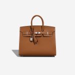 Hermès Birkin 25 Sellier Epsom Gold Front | Verkaufen Sie Ihre Designer-Tasche