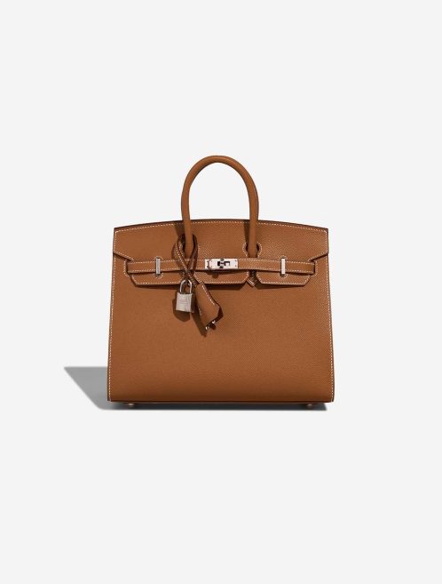 Hermès Birkin 25 Sellier Epsom Gold Front | Verkaufen Sie Ihre Designer-Tasche