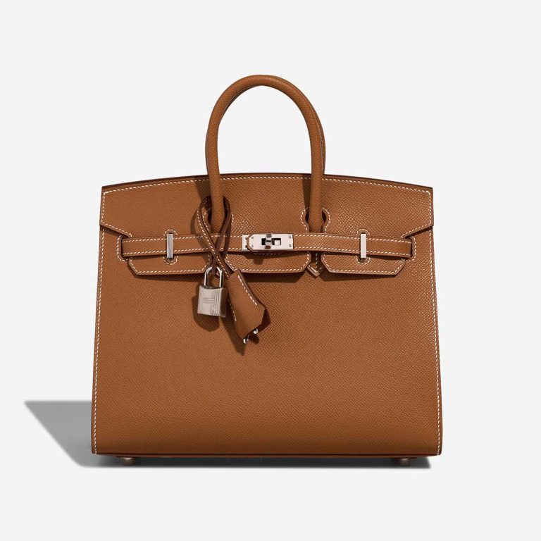 Hermès Birkin 25 Sellier Epsom Gold Front | Vendez votre sac de créateur