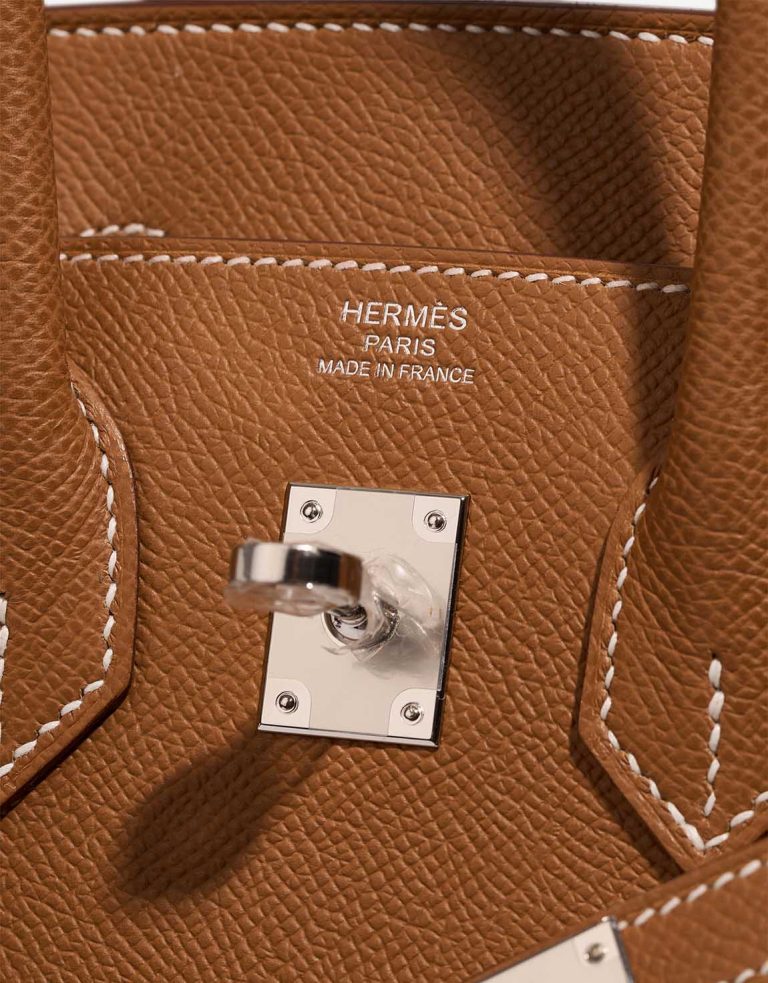 Hermès Birkin 25 Sellier Epsom Gold Logo | Vendre votre sac de créateur