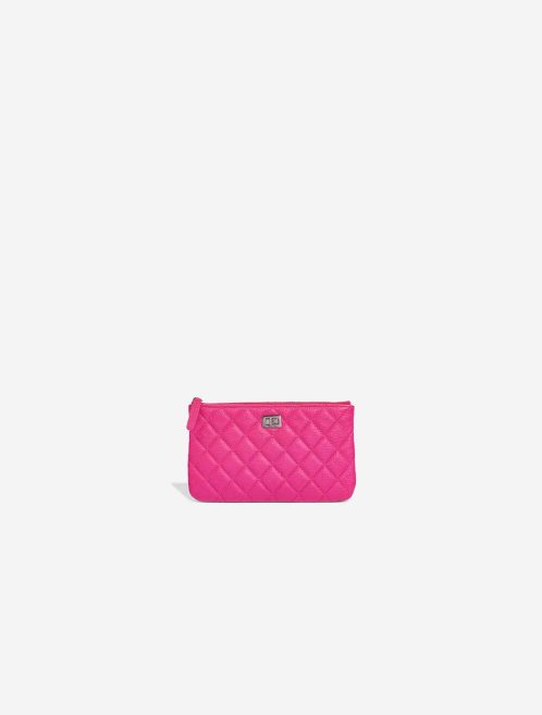 Chanel Clutch Caviar-Leder Hot Pink Front | Verkaufen Sie Ihre Designer-Tasche