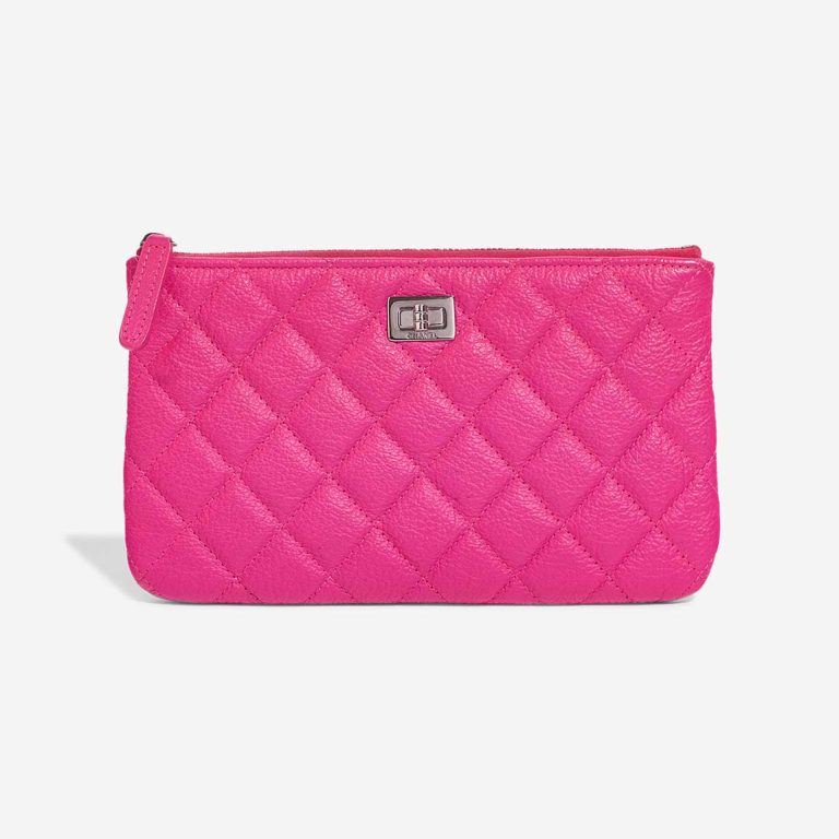 Chanel Clutch Caviar Hot Pink Front | Sell your designer bag