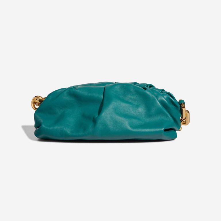 Bottega Veneta Chain Pouch Medium Lamb Petrol Blue | Sell your designer bag