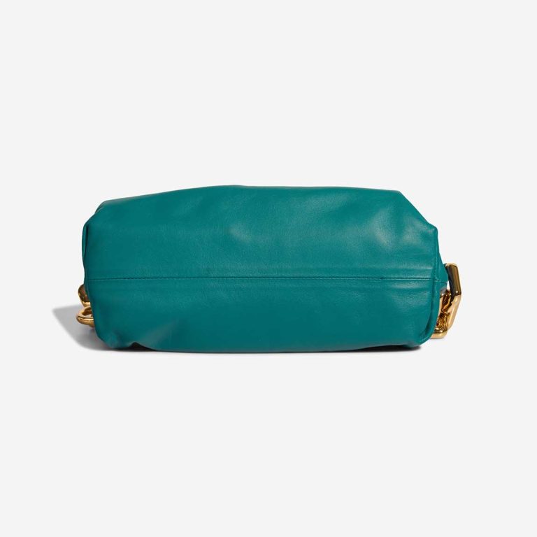 Bottega Veneta Chain Pouch Medium Lamb Petrol Blue | Sell your designer bag