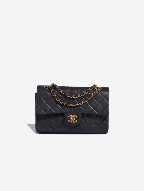 Chanel Timeless Medium Lammleder Navy Front | Verkaufen Sie Ihre Designer-Tasche