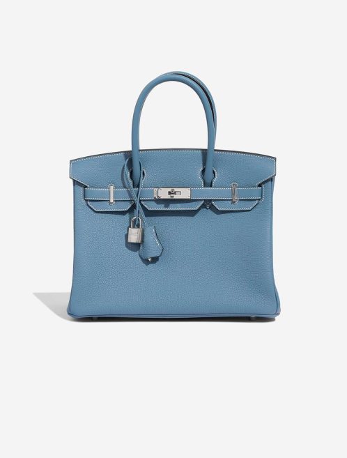 Hermès Birkin 30 Togo Bleu Jean Front | Vendre votre sac de créateur