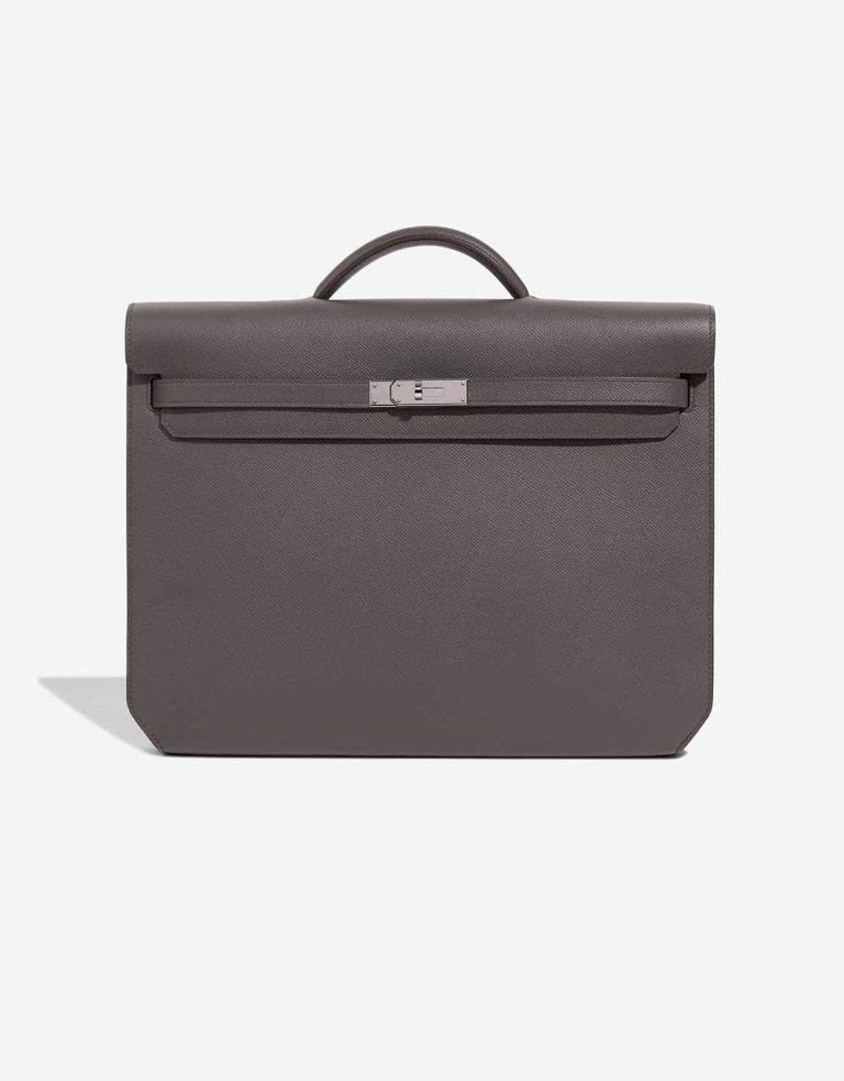 Hermès Kelly Dépêches 36 Epsom Étain Front | Sell your designer bag