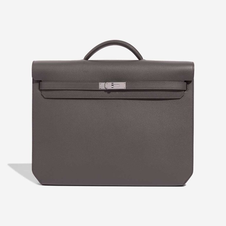 Hermès Kelly Dépêches 36 Epsom Étain Front | Verkaufen Sie Ihre Designertasche