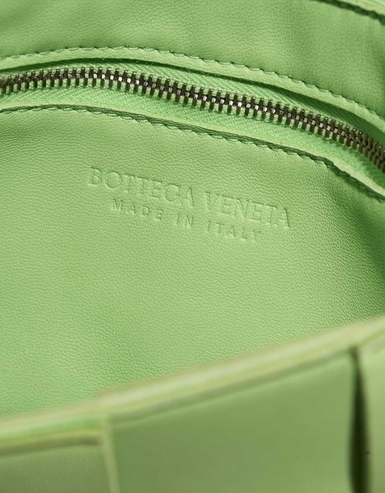 Bottega Veneta Cassette Small Lamb Green Logo | Sell your designer bag