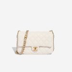 Chanel Timeless Medium Caviar-Leder White Front | Verkaufen Sie Ihre Designer-Tasche