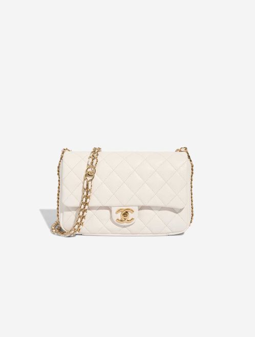 Chanel Timeless Medium Caviar White Front | Sell your designer bag