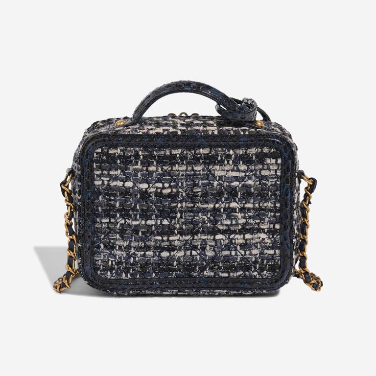 Chanel Vanity Medium Tweed Dark Blue | Sell your designer bag