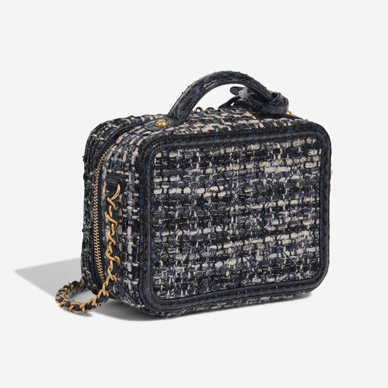 Chanel Vanity Medium Tweed Dark Blue | Sell your designer bag