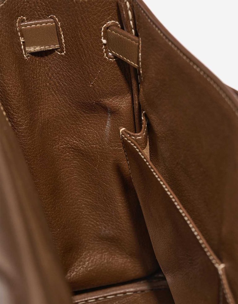 Hermès Kelly 32 Evercolor Brown Signs of wear | Sell your designer bag