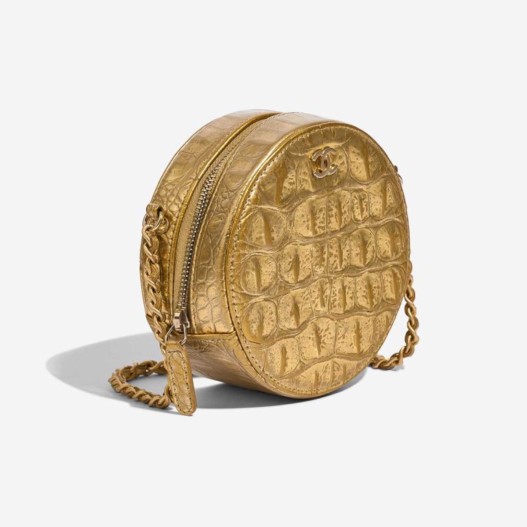 Chanel Round Clutch Calf Gold | Sell your designer bag