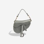 Dior Saddle Satin Grey Front | Sell your designer bag