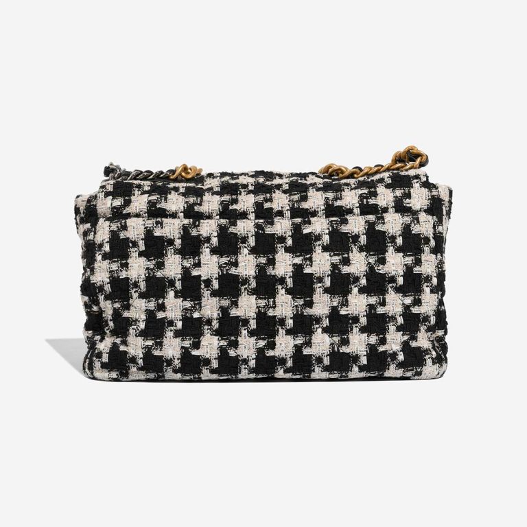 Chanel 19 Maxi Tweed Schwarz / Weiß | Verkaufen Sie Ihre Designer-Tasche