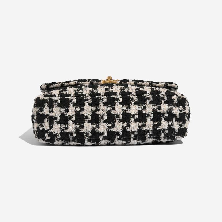 Chanel 19 Maxi Tweed Schwarz / Weiß | Verkaufen Sie Ihre Designer-Tasche