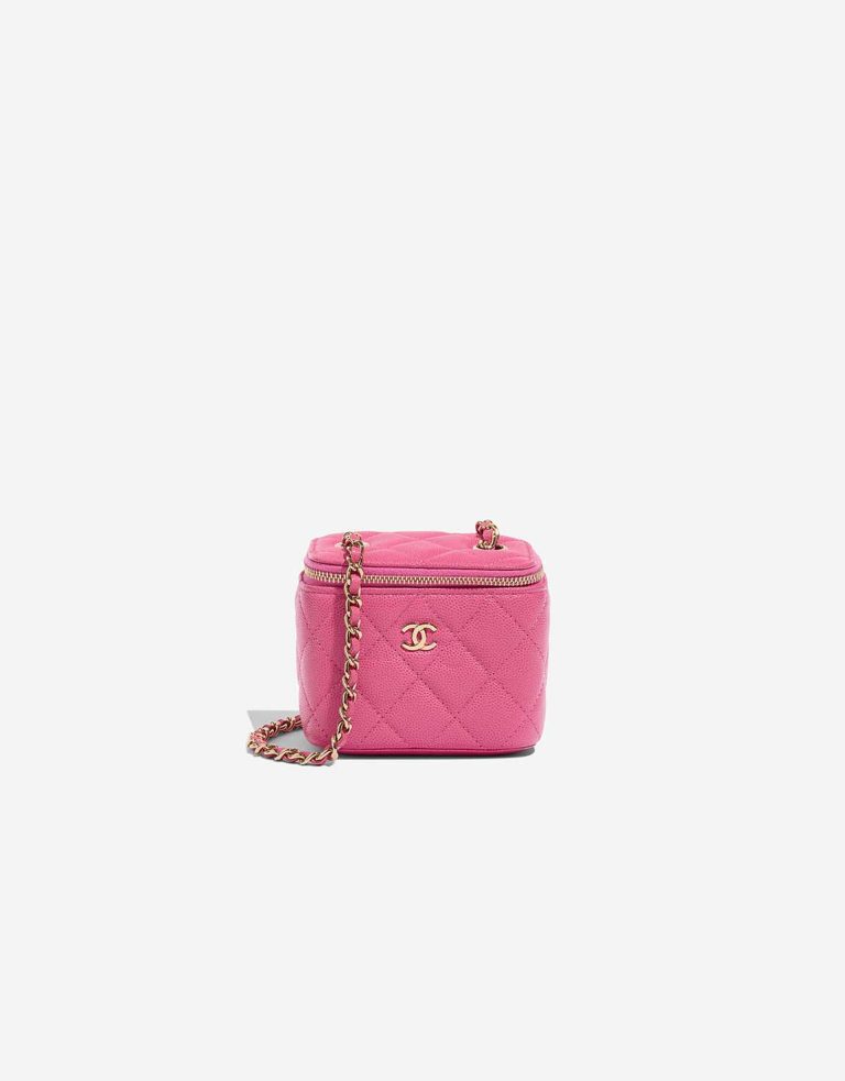 Chanel Vanity Mini Lamb Pink Front | Vendez votre sac de créateur