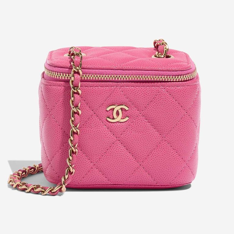 Chanel Vanity Mini Lamb Pink Front | Sell your designer bag