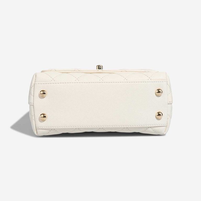 Chanel Timeless Handle Mini Caviar White | Sell your designer bag