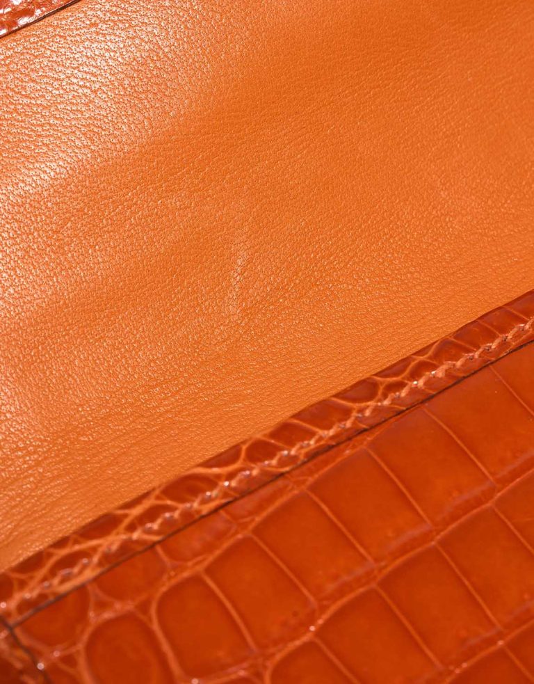 Hermès Jige Mini Niloticus Crocodile Pain d'Épice Signs of wear | Sell your designer bag