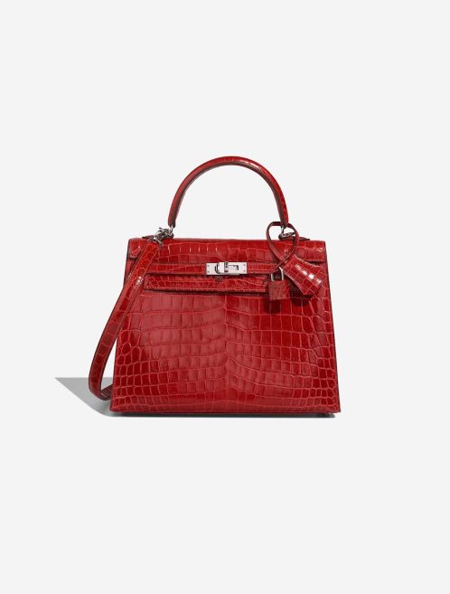 Hermès Kelly 25 Niloticus Crocodile Braise Front | Vendre votre sac de créateur