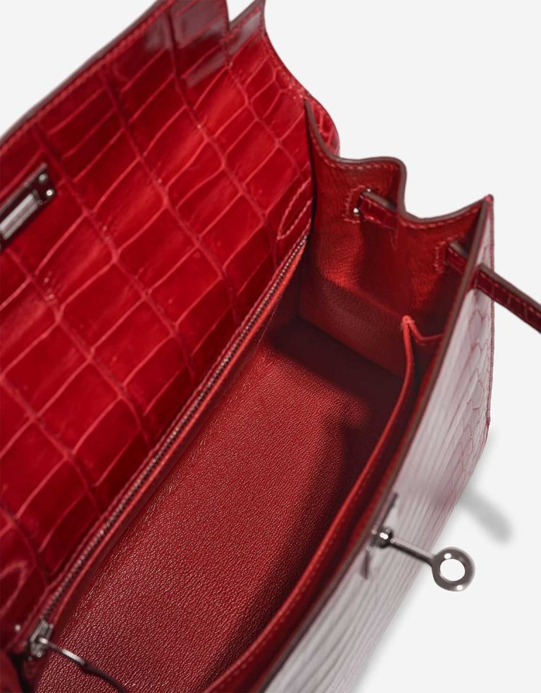 Hermès Kelly 25 Niloticus Crocodile Braise Inside | Verkaufen Sie Ihre Designer-Tasche