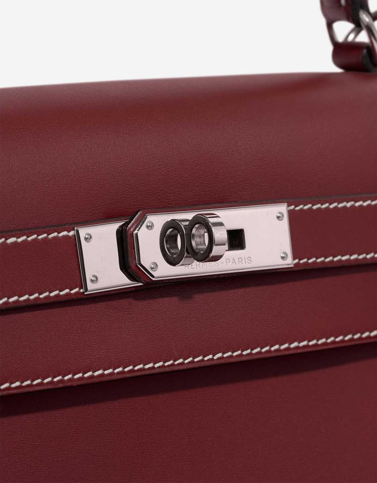 Hermès Kelly 32 Box Rouge H Closing System | Sell your designer bag