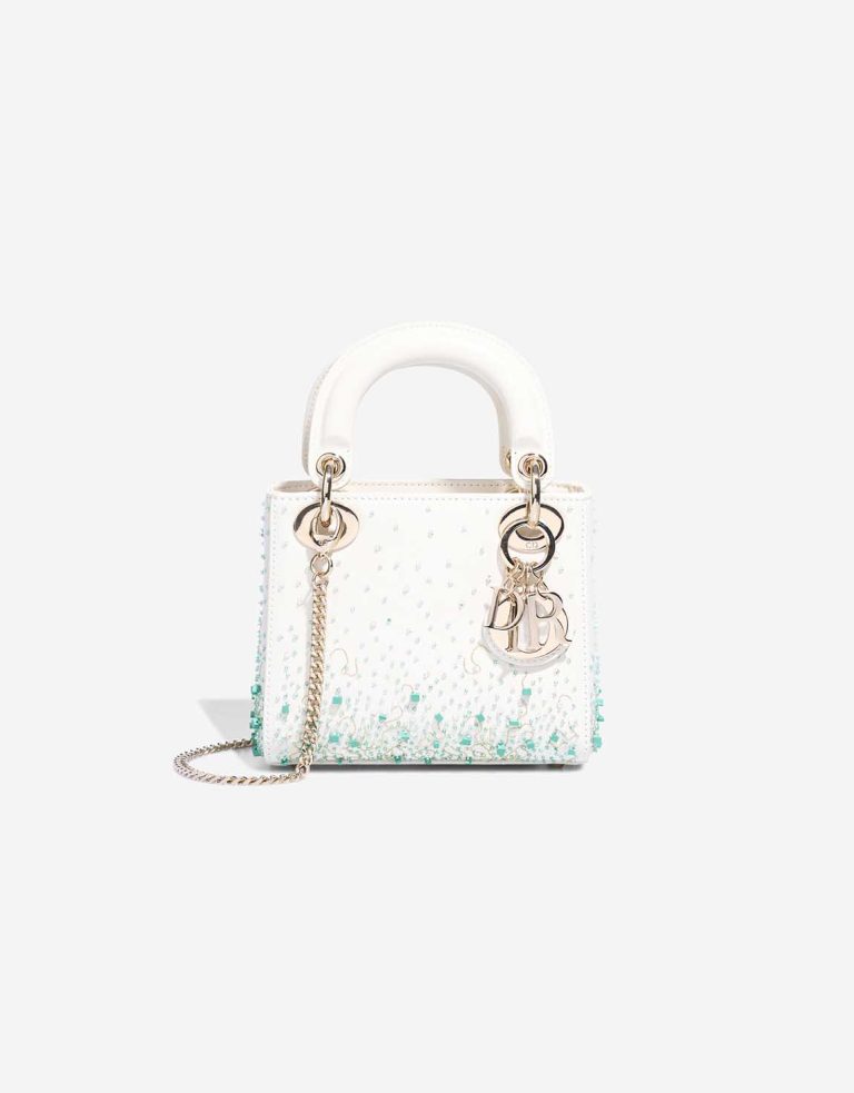 Dior Lady Mini White Front | Verkaufen Sie Ihre Designertasche