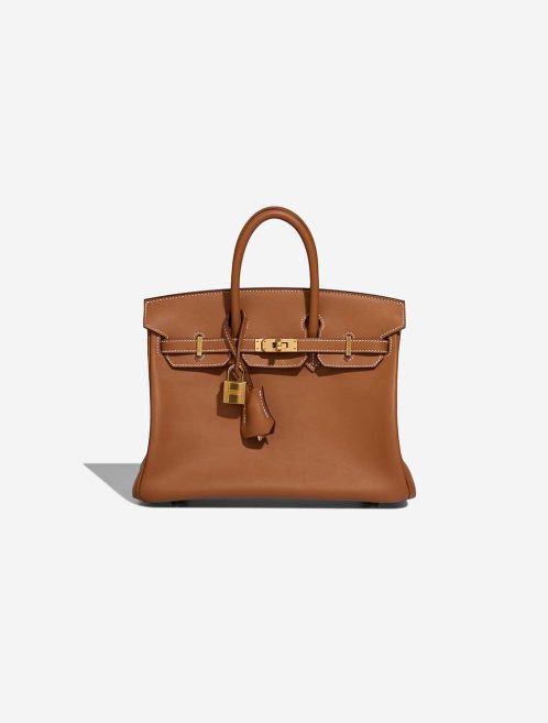 Hermès Birkin 25 Swift Gold Front | Verkaufen Sie Ihre Designer-Tasche